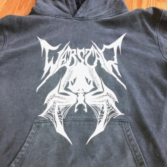 Brotherly Love x Destroy Lonely WEBSTAR Classic SPIDER Hoodie MED - Picture 6 of 10